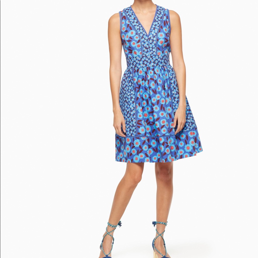 Tangier Floral Fit & Flare Dress